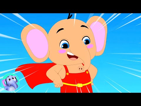 Flying Elephant Cartoon, उड़ने वाला हाथी, Udne Wala Hathi, Nursery Rhymes in Hindi for Kids