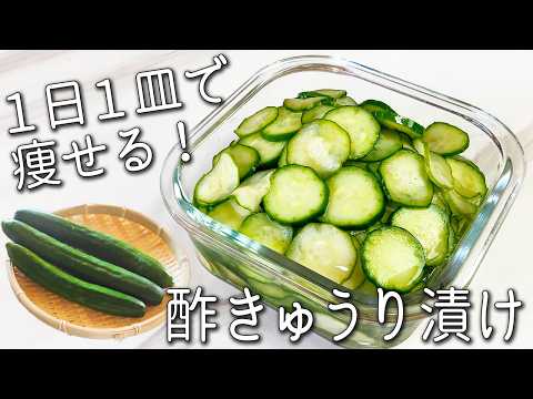 【酢きゅうり】中性脂肪を燃やす 健康常備菜 きゅうり 甘酢漬け 超簡単アレンジ３選 作り置き・常備菜・大量消費レシピ