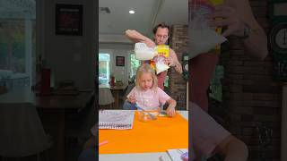 Dad wins breakfast!