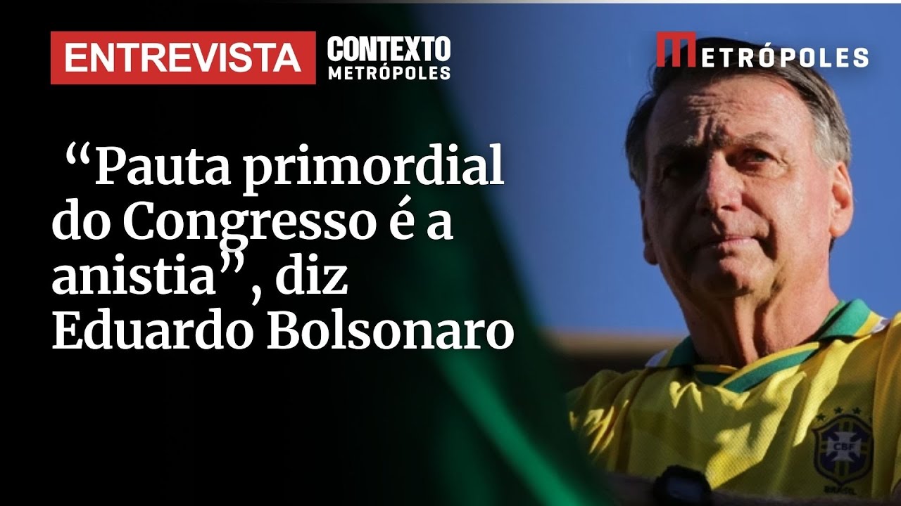 Eduardo Bolsonaro diz não é hora de discutir eleições Pauta primordial do Congresso é a anistia