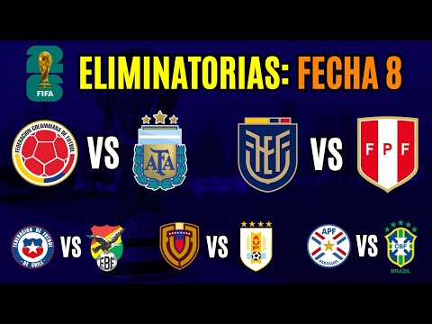 FECHA 8 Eliminatorias 2026 ¿Quiénes son los FAVORITOS para ganar?