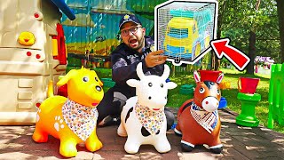 Polis İbrahim ile Görev Zamanı! 🐮🐔 Kamyon İneğe Çarptı – Hadi Kurtaralım! 🚓👮‍♂️