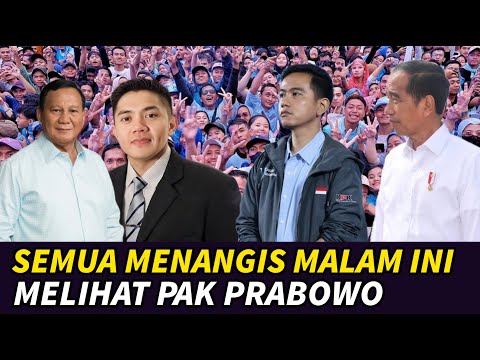 SEMUA MENANGIS MELIHAT PRABOWO GIBRAN MALAM INI #prabowo #gibran #pilpres2024