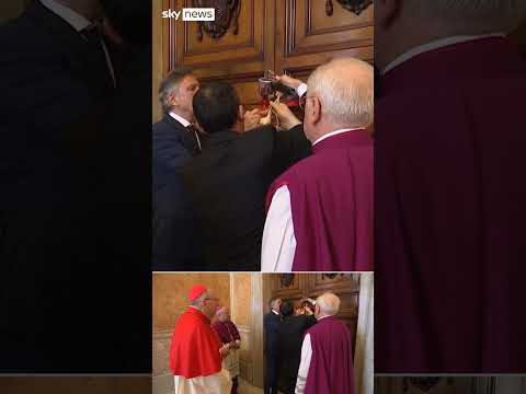 The pope’s apartment has been sealed