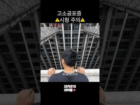⚠️<strong>고소공포증</strong> 시청 주의⚠️