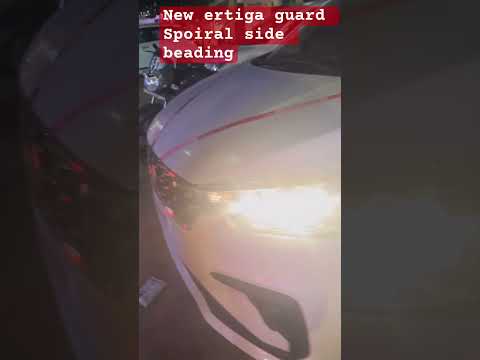 #newertiga me lagaya #guard #sidebeading #spoiral #automobile #ertigalover #marutisuzuki #maruti
