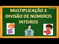 Sinais em Operações com Números Inteiros