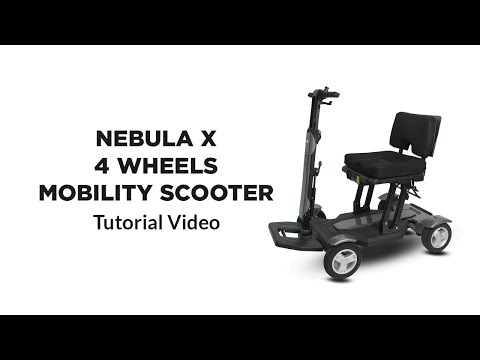 Nebula X 4 Wheels Mobility Scooter | Tutorial Video