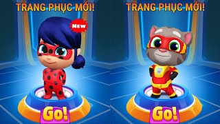 Talking Tom Hero Dash Gameplay Part 2 - Random Unlock Miraculous Ladybug & All Heroes Tom