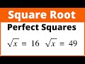 Understanding Perfect Squares and Square Roots