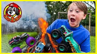 Monster Jam & Hot Wheels Monster Trucks 🌋 VOLCANO EXPLOSION COMPILATION