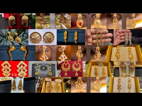 Latest gold earrings designs