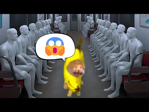 Banana Cat Entered a Strange Subway😹🍌[FULL EPISODE]