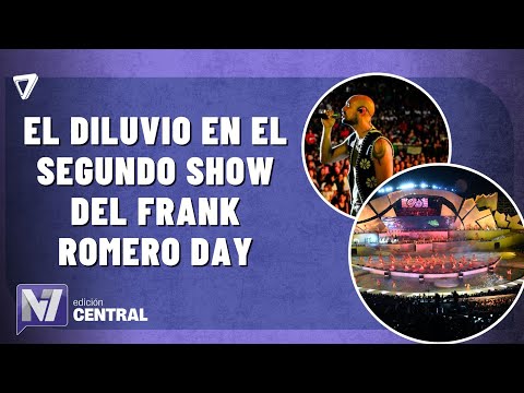 Lluvia y expectativa en el Frank Romero Day: show sigue en pie