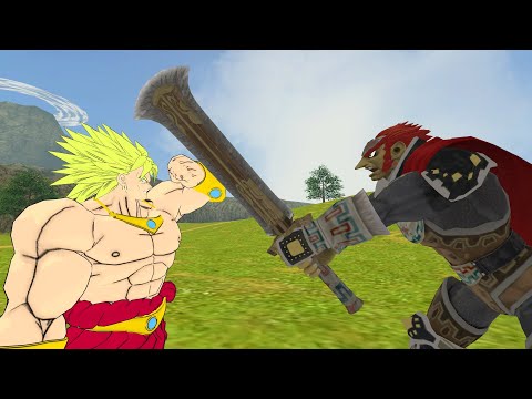 ハイラル王国にやってきたブロリー (Broly appears in the Kingdom of Hyrule)