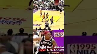 NBA Classic 63 | Dennis Rodman 3 Straight Off Rebound Put-Backs | SA @ LAL - 5/18/95 Playoff GM 6