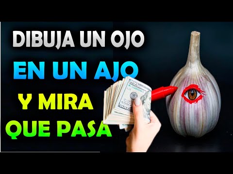 DIBUJA un ojo en un ajo y mételo debajo de la almohada ¡Te sorprenderás!