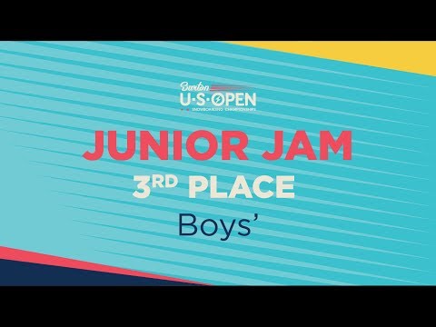 2019 Burton U·S·Open Junior Jam Halfpipe ? Boys? 3rd Place Run