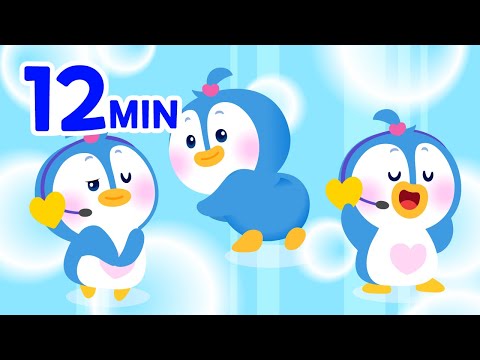 [12min] Heartping Compilation🐧💗 | Nursery Rhymes | Kids Songs | Lotty Friends