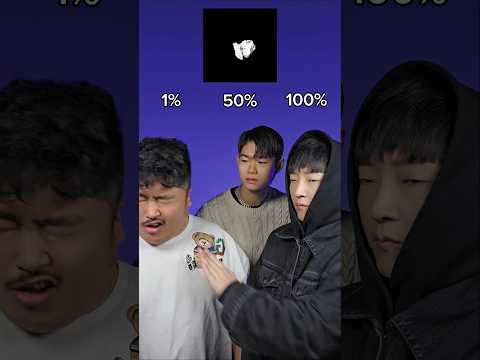 1% vs 50% vs 100% #beatbox #tiktok