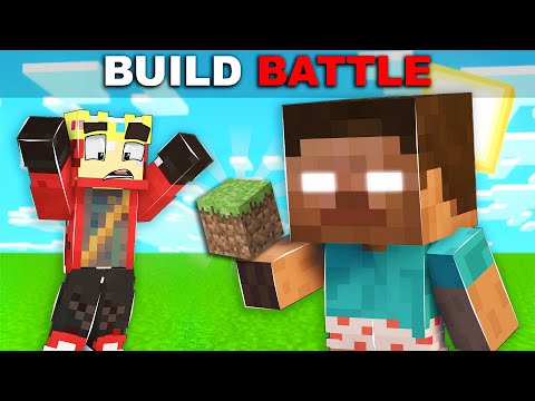 (Challenge) Defeat Baby Herobrine in a Minecraft build battle !