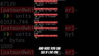 Linux: units  #coding #linux #linuxtutorials #linuxcommandlinetutorial #ubuntu #sysadmin