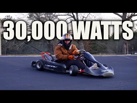 30,000 WATTS BEAST High Speed Electric Go Kart Is Pure DOPAMINE!