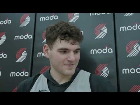 Donovan Clingan Media Availability | November 11, 2024 | Portland Trail ...