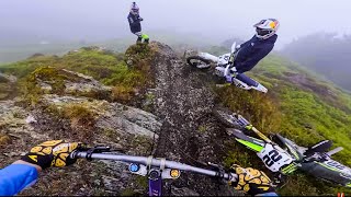 RIDING RED BULL HARDLINE WITH MOTO RACERS!!