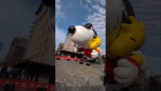 Snoopy on display for Macy's upcoming 100th anniversary Thanksgiving Day Parade 🦃🐕