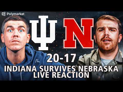 Indiana SURVIVES Nebraska LIVE REACTION