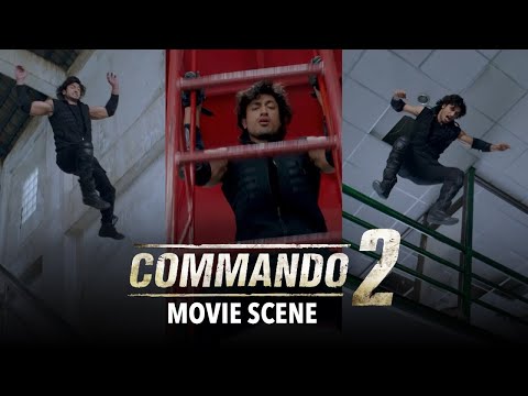 Vidyut Jammwal's Solid Fighting Scene | Commando 2 | Movie Scene