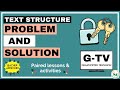 Exploring Problem and Solution Text Structure for Kids