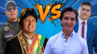 Evo Morales y Policía Boliviana vs Mamen Saavedra y Medrano