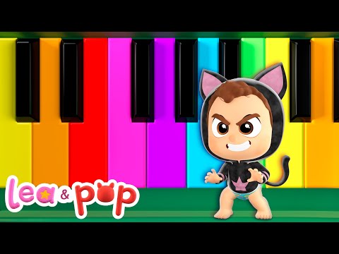 Aprende colores con el piano de Pop 🎹 Vídeos educativos de Lea y Pop