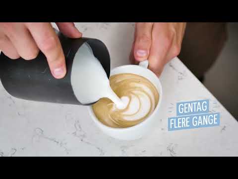 Sådan laver du en tulipan | Latte art | Arla® LactoFREE