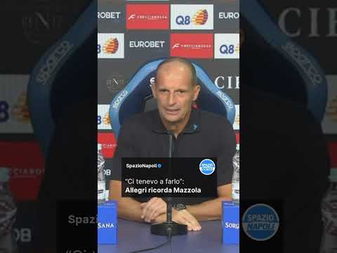 ALLEGRI RICORDA MAZZOLA IN CONFERENZA STAMPA