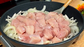 Cómo freír correctamente el filete con cebolla! El secreto para cocinar filete tierno en 7 minutos!