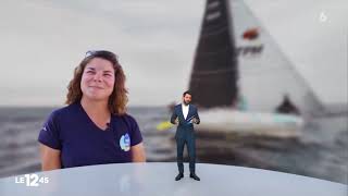 Départ de la Mini Transat 2023 - Sujet M6 au JT de 1245