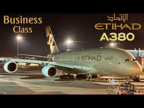 Etihad Airbus A380 !  BUSINESS  🇦🇪 Abu Dhabi - Paris CDG 🇫🇷  Upper Deck  [FULL FLIGHT REPORT]