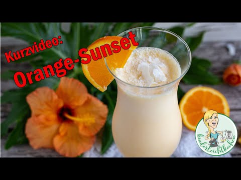 Orange Sunset Cocktail mit dem Thermomix