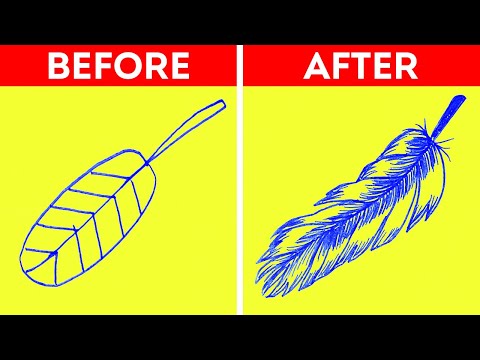 Simple Drawing Tricks Anyone Can Repeat