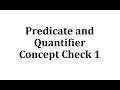 Understanding Mathematical Predicates and Quantifiers