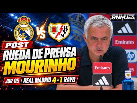 MOURINHO | Rueda de prensa HOY post Real Madrid 4-1 Rayo Vallecano (12/09/2026)
