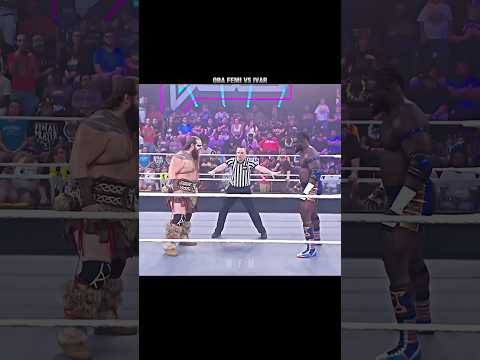 Oba Femi vs. Ivar 🔥👿| NXT North American Title Match 🤯| Oba Femi Match 🥵 Edit