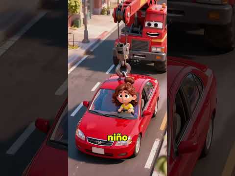 Condujo el auto de su papá 😮