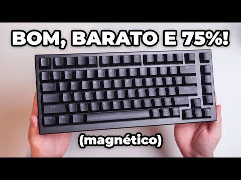 FINALMENTE UM MAGNÉTICO 75% CUSTO BENEFÍCIO! Akko Monsgeek MG75s HE