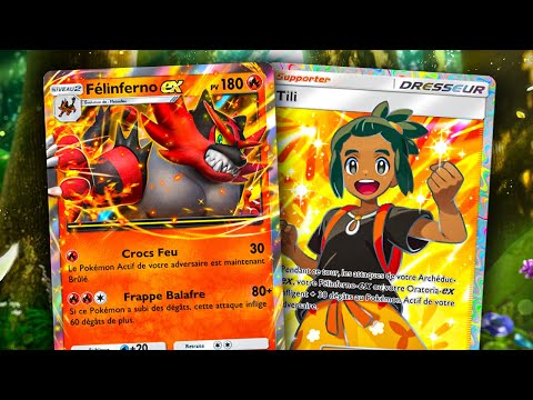 Le deck FELINFERNO sur POKEMON POCKET : Torlk délire avec la chaleur