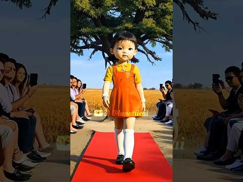 Squid game doll first time in public 😍 || Squid Game Ai Mentality #squidgame #squidgame2 #ai