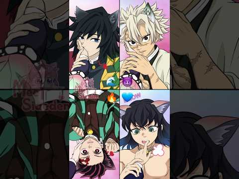 😻Meow Battle I Rizz Up the Butterfly Sisters🦋 ニャー #KimetsuNoYaiba #DemonSlayer